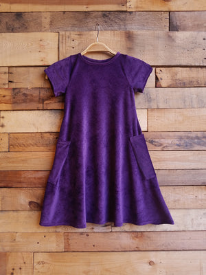Dallas Swing Dress SAMPLE - Purple